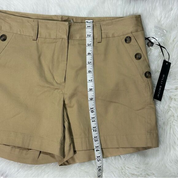 Willi Smith Tan Cargo Shorts with Tailored Look - Picture 3 of 8